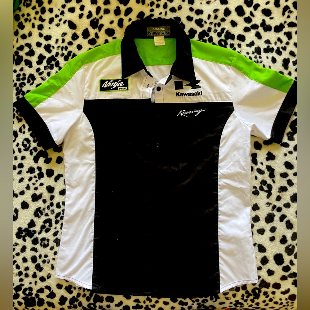 Sexy Kawasaki Racing Pit Shirt